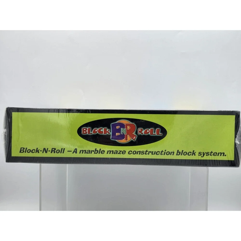 Vtg Y2K Block N Roll Marble Maze Construction Block System Set Fits W/ Duplo NEW
